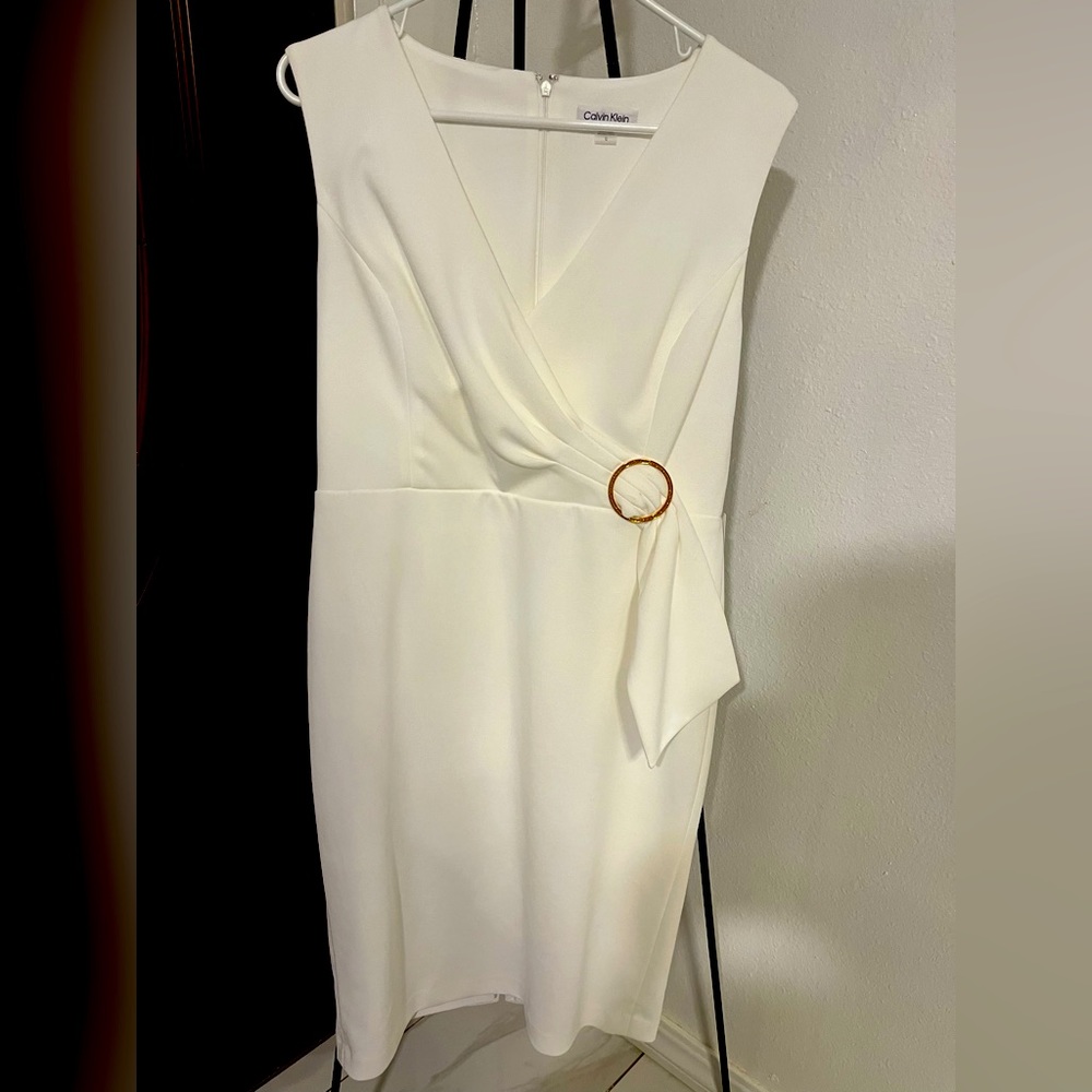 Calvin Klein , Women’s Dress, Size 12, white